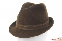 Fedora brown fur felt 55 (S) Fedora brown fur felt 55 (S)