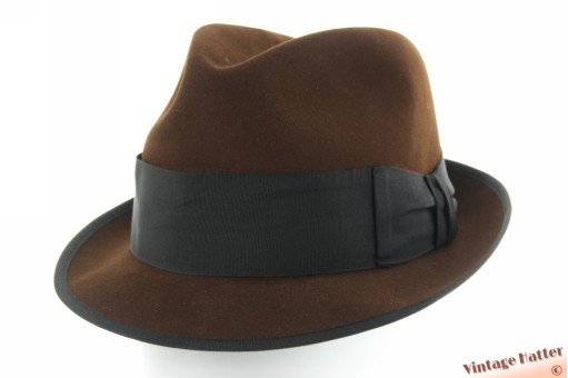 Gleufhoed Stetson Cavalier Mink bruin vilt 57,5