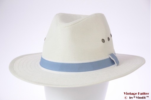 Panama-style wide fedora Hawkins white 58 [new]