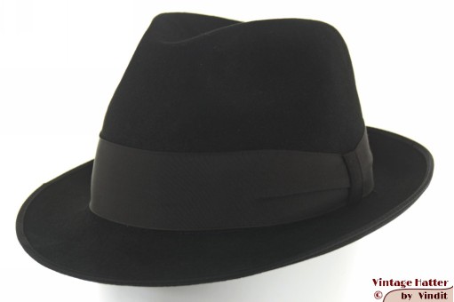 Fedora Excellent black felt 56,5