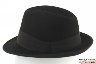 Fedora Excellent black felt 56,5