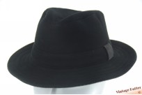 Gleufhoed Mayser zwart katoen 56 Gleufhoed Mayser zwart katoen 56