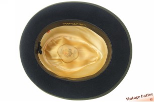 Fedora Borsalino black lightweight fur felt 56 [as new]