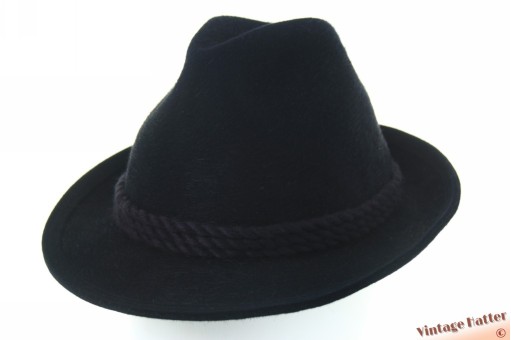 Bayern-style hat Wegener bluish black fur felt 56