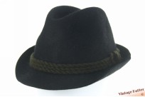 Jacht gleufhoed Canda zwart haarvilt 58