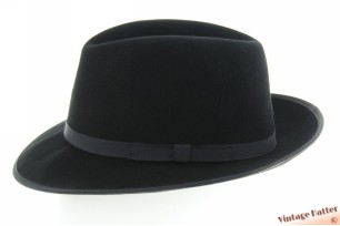 Fedora Bailey "Smooth-W" by Carlos Santana  black felt 58