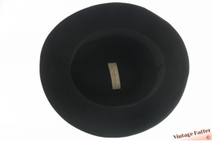 Gleufhoed Feutre Souple zwart geborsteld vilt 56