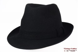 Fedora Stanton Hats black felt 58