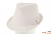 Trilby Hawkins wit katoen 58-60 [nieuw]