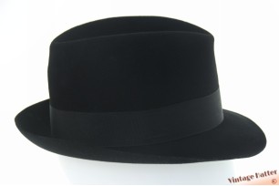 Gleufhoed Beuriger zwart vilt 55 (S)