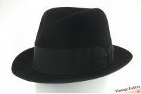 Fedora Mayser black felt with high band 57