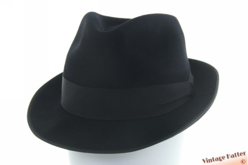 Gleufhoed Hanseaten zwart vilt 57,5 Gleufhoed Hanseaten zwart vilt 57,5