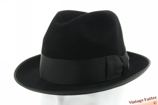 Fedora Wegener black felt 57