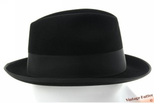 Fedora Wegener black felt 57