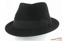 Classic trilby Crushable Fine Felt black 58 [as new]