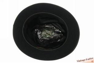 Homburg hoed Huperz zwart vilt 56