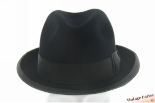 Homburg hat Wilke Granit black felt 57 [as new]