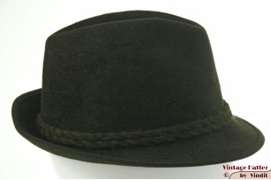 © VintageHatter.com | j-6008-55-1 Hunting fedora MyLord green furfelt 55 (S) Hunting fedora MyLord green furfelt 55 (S)