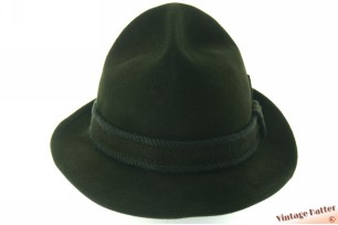 © VintageHatter.com | j-6008-56-2 Beierse hoed Mayser Zimba Mont donker groen vilt 56,5 Beierse hoed Mayser Zimba Mont donker groen vilt 56,5