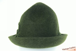 © VintageHatter.com | j-6020-55-1 Beierse hoed Allgäuer Flexiloden groen wolvilt 55 (S) Beierse hoed Allgäuer Flexiloden groen wolvilt 55 (S)