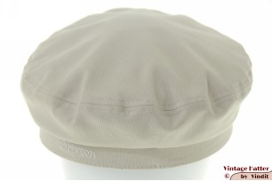 Kapiteinspet Brixton Fiddler Cap Dove gebroken wit katoen 60 (XL) [nieuw]