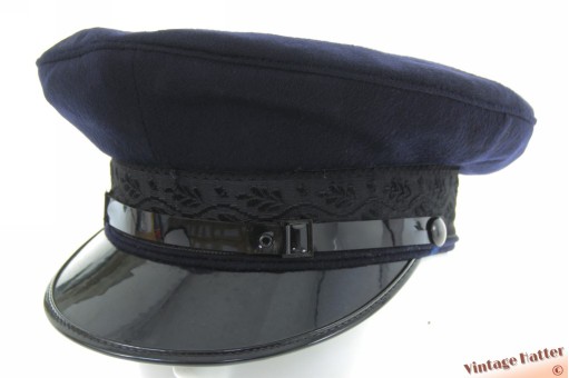 Captains uniform cap A. Breiter dark blue woolmix 54 (XS)