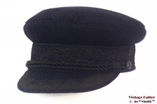 © VintageHatter.com | k-5004-56-6 Captains cap Prinz Heinrich dark blue 56 Captains cap Prinz Heinrich dark blue 56