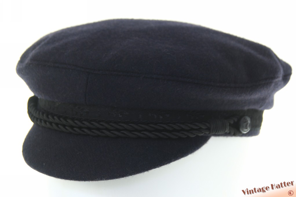 Captains cap Elbsegler dark blue wool 57