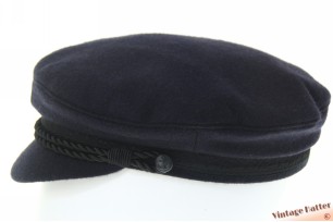 Kapiteinspet Elbsegler donker blauw wol 57