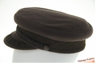 © VintageHatter.com | k-7006-56-1 Kapiteinspet Prinz Heinrich donker beigegrijs 56 Kapiteinspet Prinz Heinrich donker beigegrijs 56