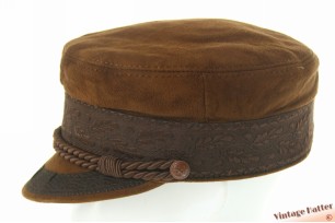 Kapiteinspet Prinz Heinrich bruin suède 56