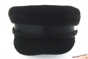 Kapiteinspet ASOS zwart wolmix 56,5