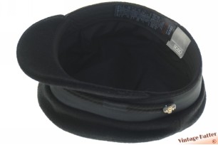 Kapiteinspet ASOS zwart wolmix 56,5