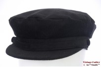 Kapiteinspet Hawkins zwart ribfluweel 57 [nieuw]