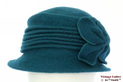 Ladies winter hat Hawkins turkois wool 57-59 [new]