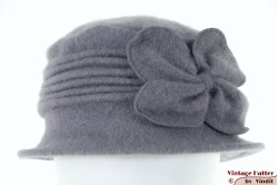 Ladies winter hat Hawkins lighter grey wool 57-59 [new]