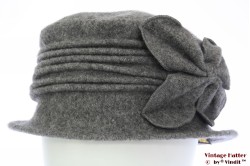 Ladies winter hat Hawkins grey wool 57-59 [new]