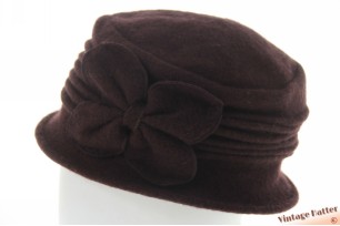 Dames winterhoed Hawkins bruin wol 57-59 [nieuw]