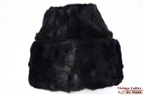 Faux bontmuts Seven donker zwart bruin 57 [nieuw]