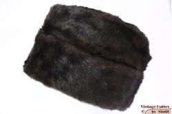 Faux fur hat Seven brown 57 [new]