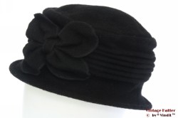 Ladies winter hat Hawkins black wool 57-59 [new]