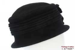 Ladies winter hat Hawkins black wool 57-59 [new]