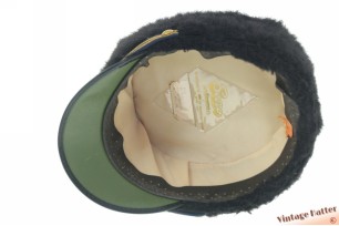 Marching Band hat blue with faux fur 55,5 (S)
