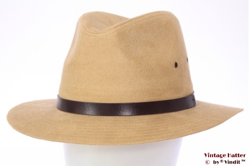 Outdoor hat Hawkins beige faux suede 60 [new]