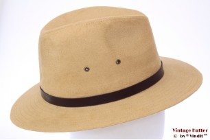 Outdoor hat Hawkins beige faux suede 60 [new]