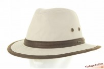 Outdoor gleufhoed Hatland Wadson beige wit katoen 61,5 (XL) [nieuw]