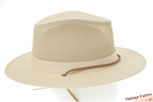 Ventilerende Australische outdoor hoed zacht beige katoen met gaas 60 (XL) [nieuw]