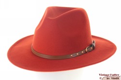 Outdoor western hat Hawkins dark orange 57-58 [new]