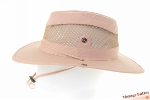 Ventilating Australian type outdoor hat pinkish beige cotton and mesh 59 [new]