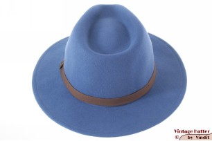 Outdoor gleufhoed Brixton Messer blauw vouwbaar 58-60 (L) [Nieuw]